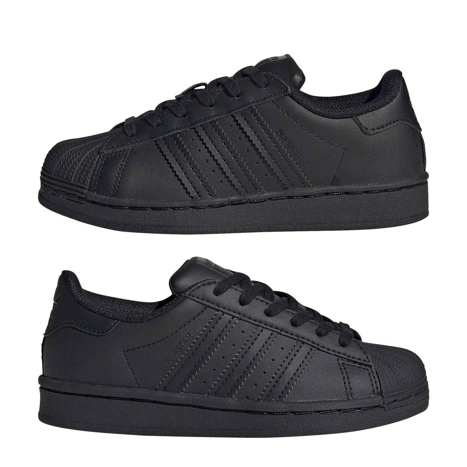 Adidas originals superstars outlet black