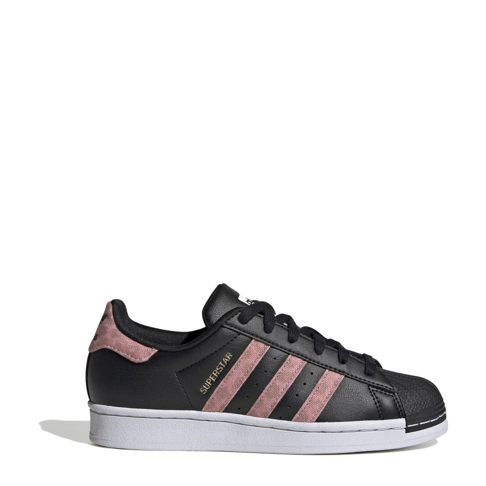 Adidas superstar zwart met wit sale