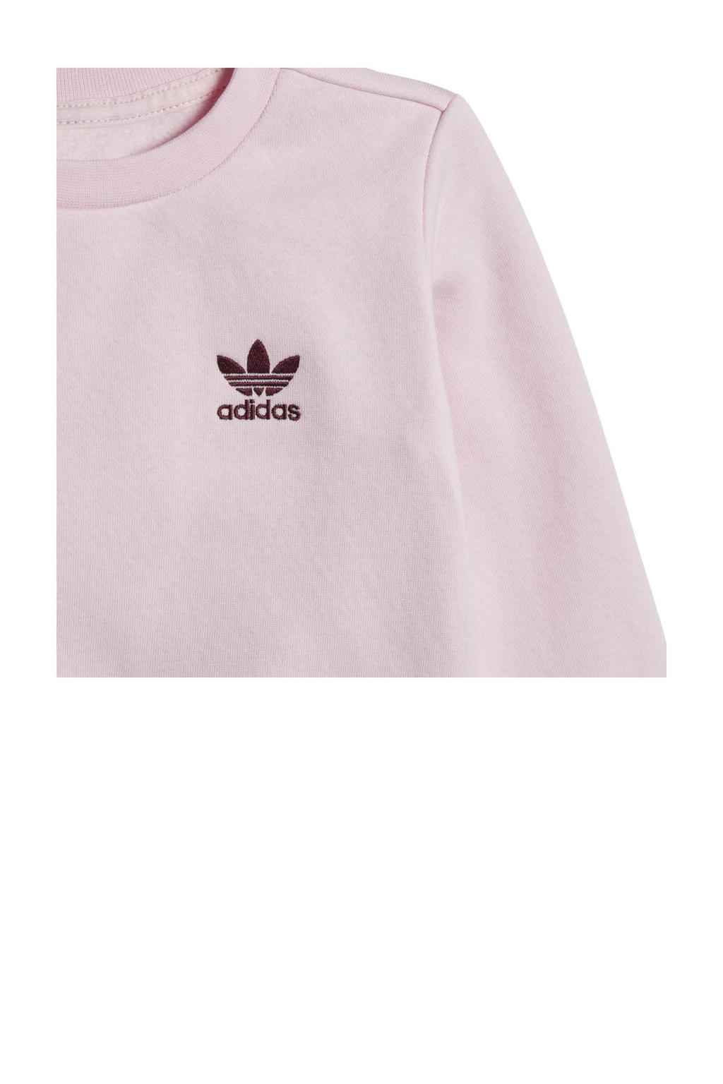 adidas Originals Adicolor joggingpak lichtroze/bordeaux | kleertjes.com