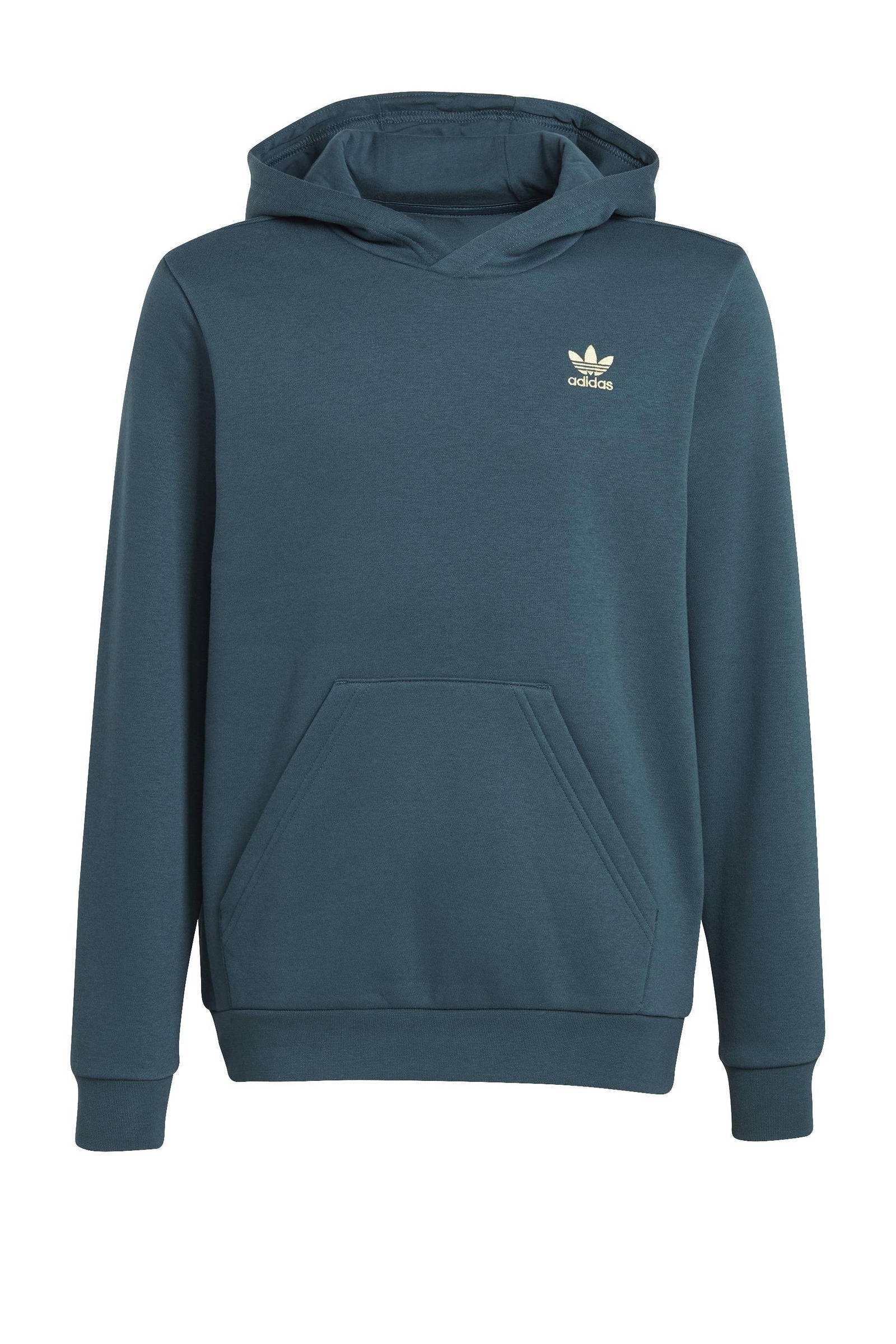 Adidas originals green hoodie sale