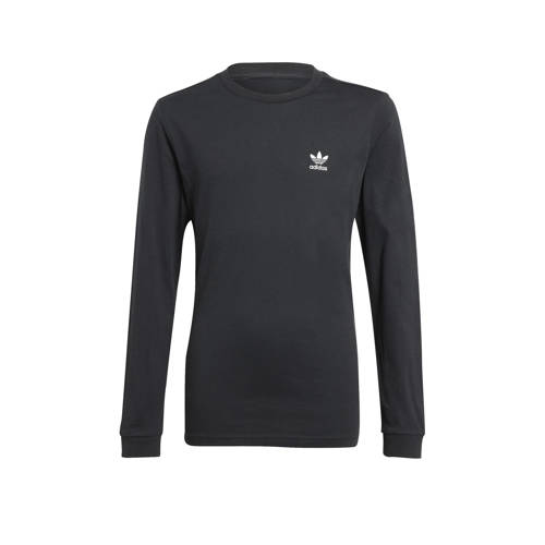 adidas Originals longsleeve zwart T-shirt Jongens/Meisjes Katoen Ronde hals - 152