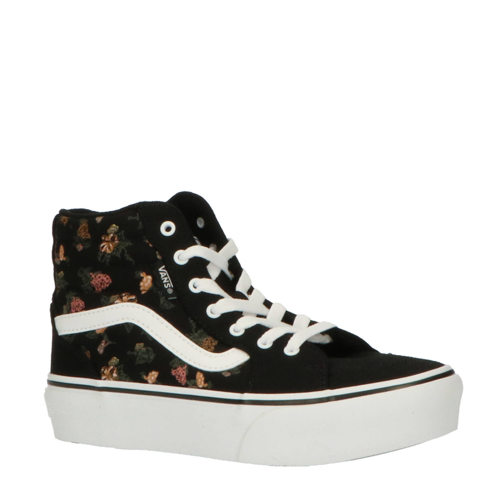 Vans shop met platform