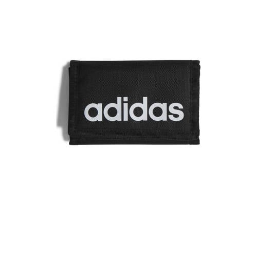 adidas Performance portemonnee met logo zwart/wit Jongens/Meisjes Polyester