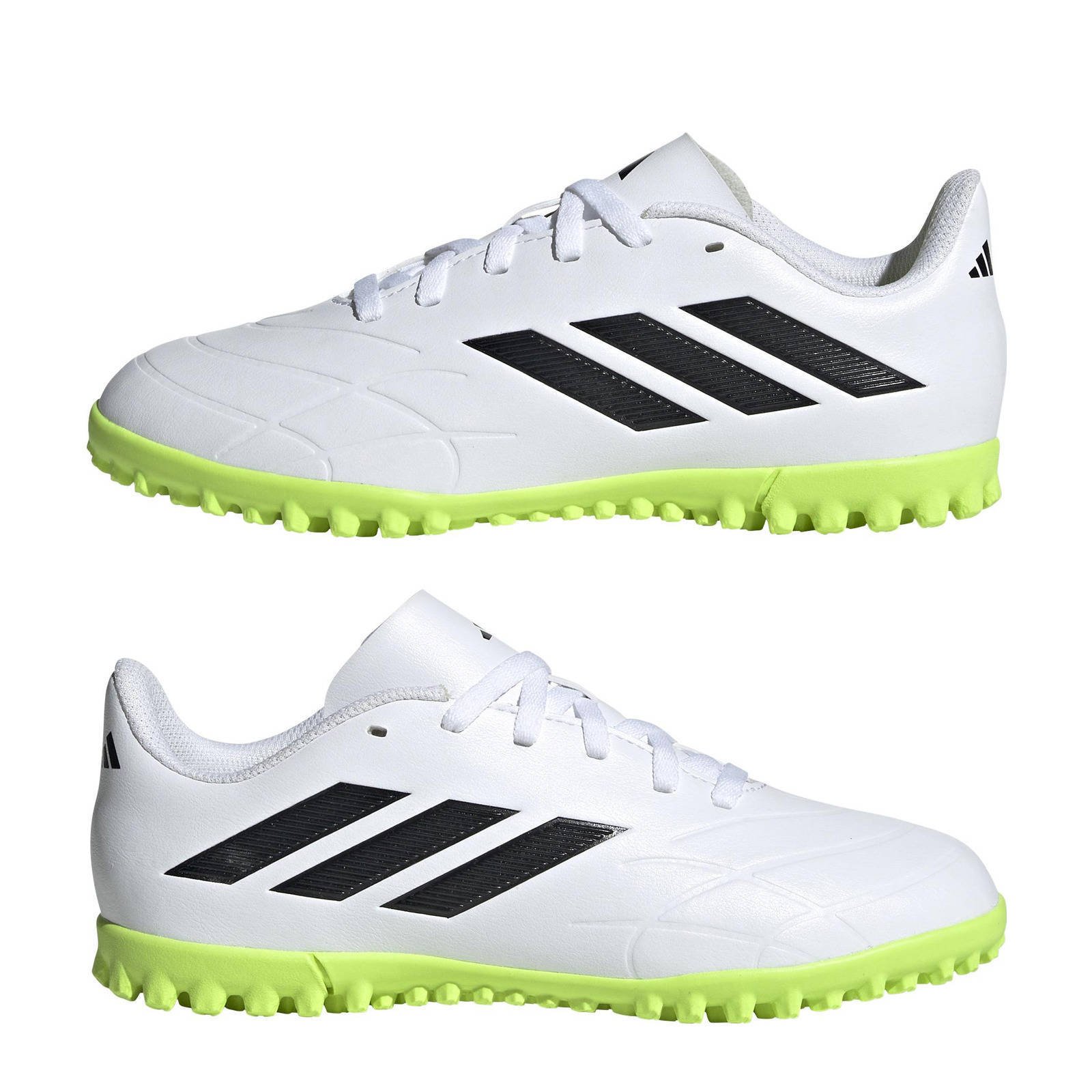 adidas Performance COPA PURE.4 Turf voetbalschoenen wit zwart geel