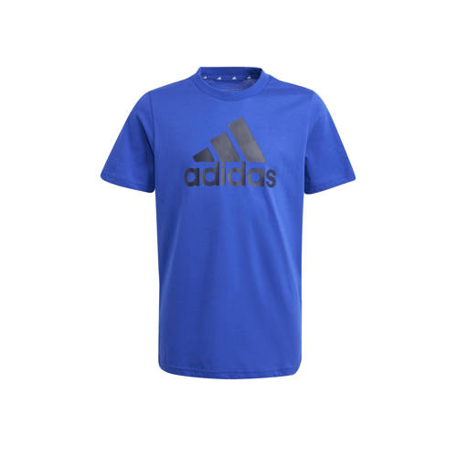 adidas Sportswear T-shirt kobalt/donkerblauw Jongens/Meisjes Katoen Ronde hals