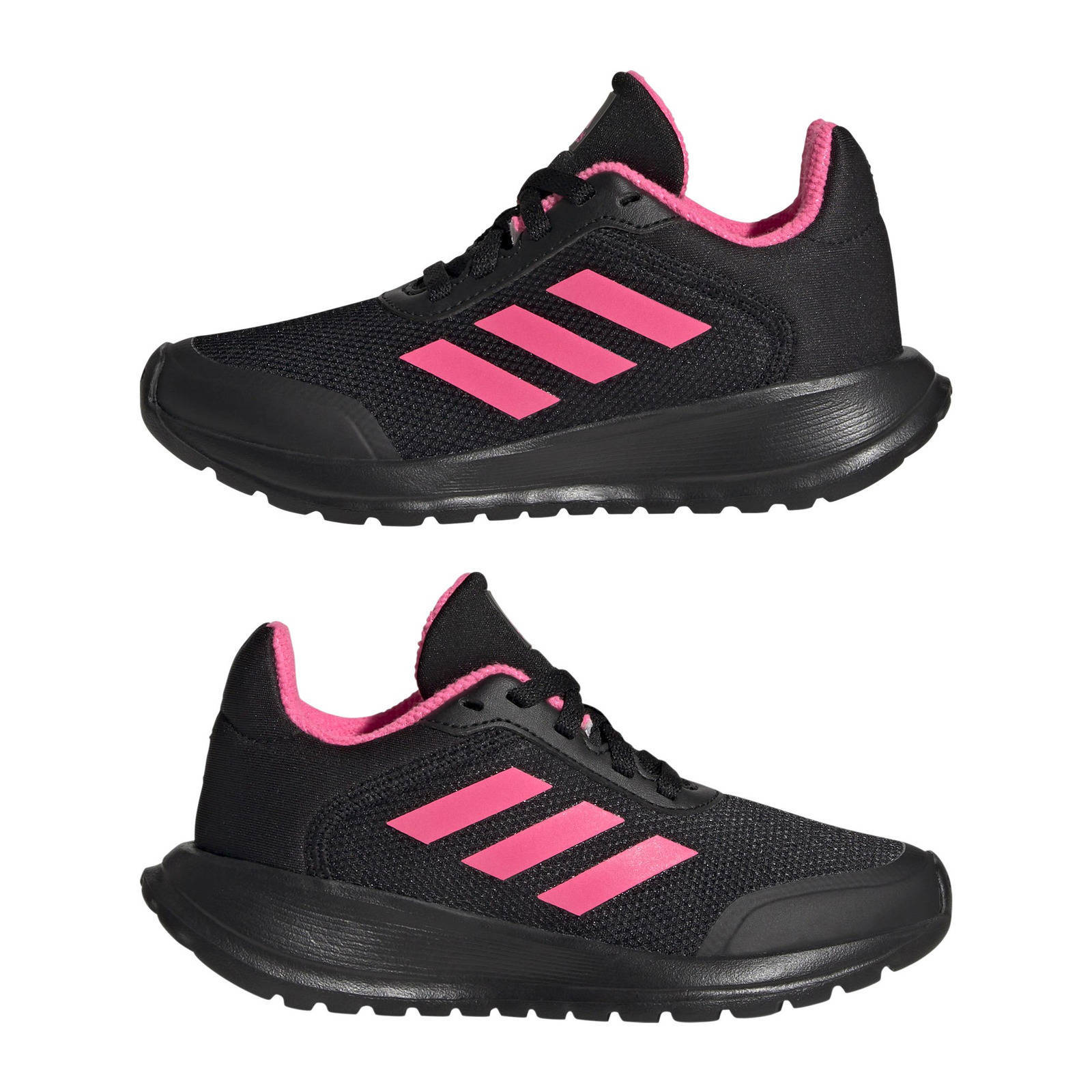 Adidas sneakers on sale zwart roze