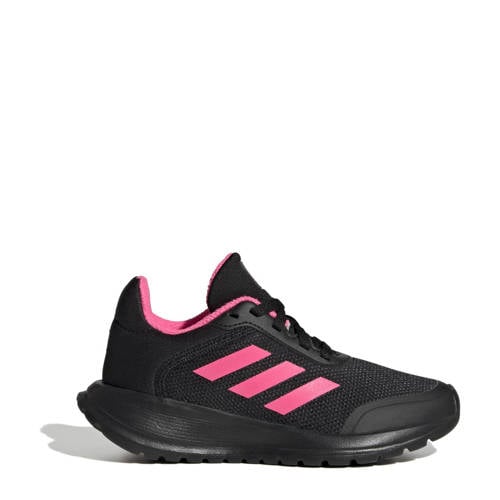adidas Sportswear Tensaur Run 2.0 sneakers zwart/roze Jongens/Meisjes Mesh
