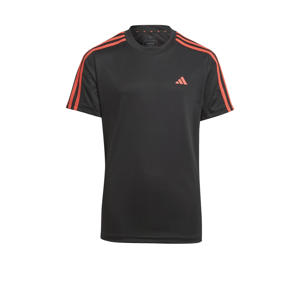   sport T-shirt zwart/rood