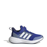 thumbnail: Blauw, wit en kobaltblauwe jongens en meisjes adidas Sportswear FortaRun 2.0 sneakers van mesh met veters