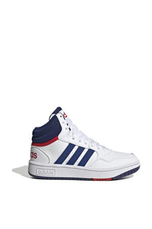 Hoops Mid 3.0 sneakers wit/blauw/rood
