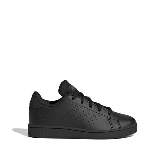 adidas Sportswear Advantage sneakers zwart/grijs Jongens/Meisjes Imitatieleer