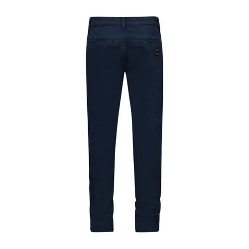 Retour Jeans tapered fit broek Cas donkerblauw Jongens Stretchkatoen Effen 158 164