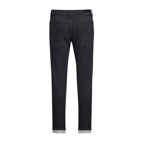 Retour Jeans straight fit jeans Vince black out Zwart Jongens Stretchdenim 146