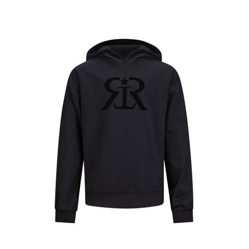 Retour Jeans hoodie Nice met logo zwart Sweater Logo 