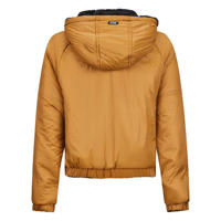 thumbnail: Retour Jeans reversible gewatteerde imitatiebont winterjas Kiara donkerbruin/camel