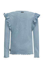thumbnail: Retour Jeans longsleeve Vera met ruches zachtblauw