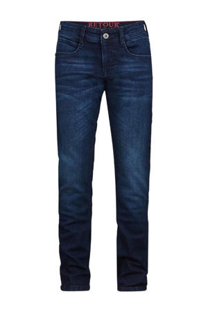 tapered fit jeans Wyatt dark blue denim