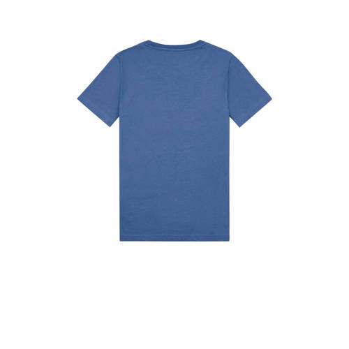 Lyle & Scott T-shirt middenblauw Jongens Katoen Ronde hals 128 134