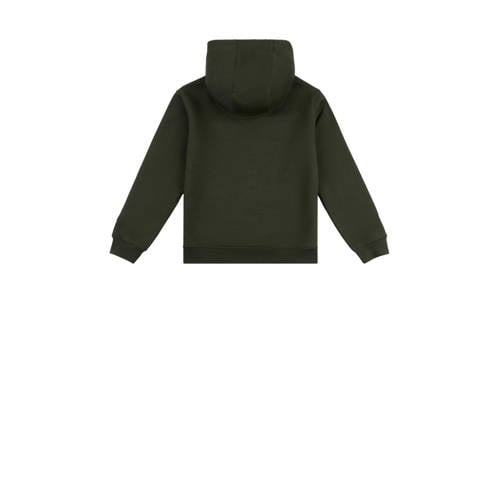 Lyle & Scott hoodie met logo donkergroen Sweater Logo 128 134