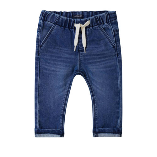 Noppies baby regular fit jeans Tappan blauw Jongens Katoen Effen