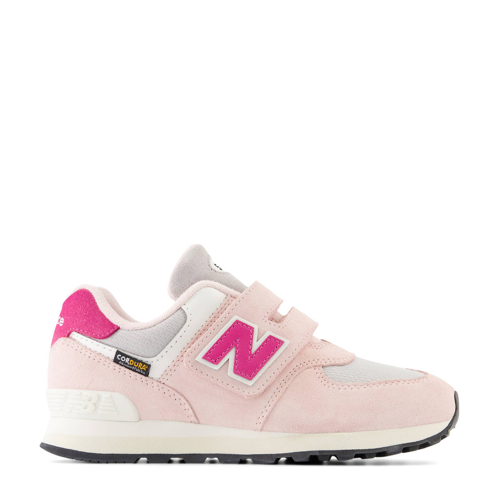 New Balance 574 V1 sneakers lichtroze fuchsia kleertjes