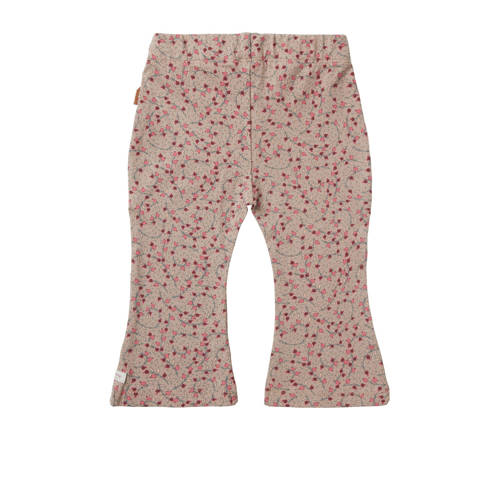 Noppies regular fit legging Valverde met biologisch katoen taupe roze Bruin Meisjes Katoen (biologisch) 50