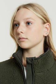 thumbnail: anytime teddy fleece vest khaki