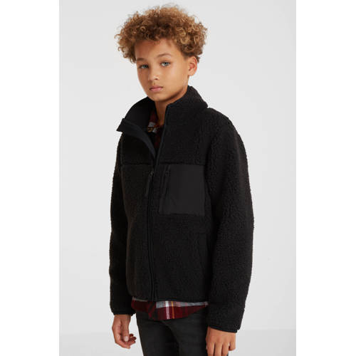 Anytime teddy fleece vest zwart Outdoor vest Meerkleurig