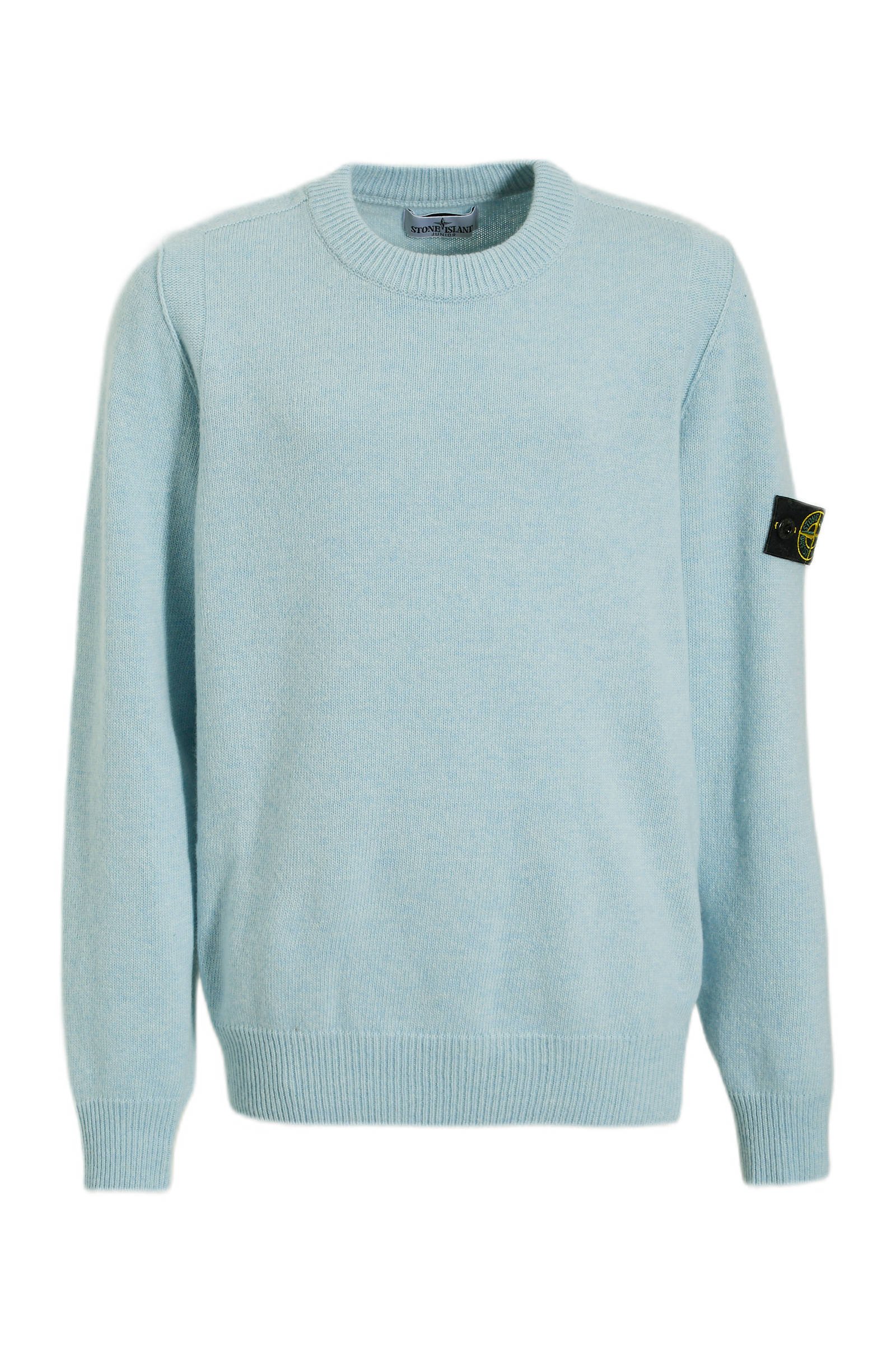 Stone island trui baby blauw sale