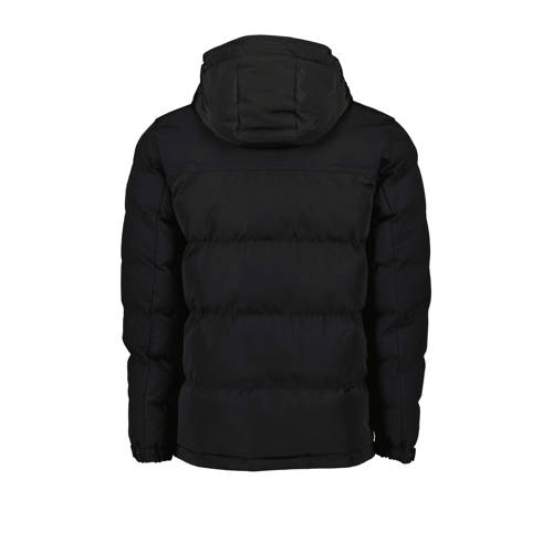 Airforce gewatteerde winterjas DENNIS zwart Jongens Polyester Capuchon 128
