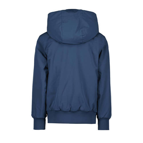 Airforce gewatteerde winterjas van polyester middenblauw Effen 116