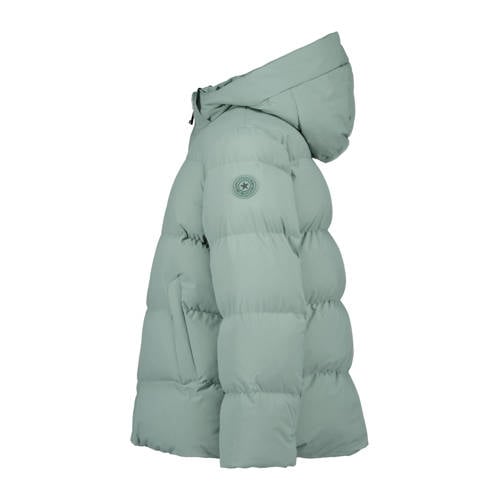 Airforce gewatteerde winterjas PIA mintgroen Meisjes Polyester Capuchon 140