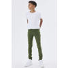 NAME IT KIDS slim fit broek NKMTHEO XSLIM rifle green