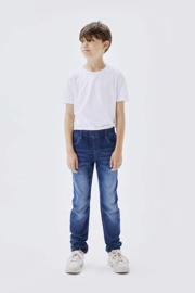 thumbnail: NAME IT KIDS slim fit jeans NKMRYAN JOGGER dark blue denim