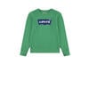 Levi's Kids sweater Batwing met logo frisgroen