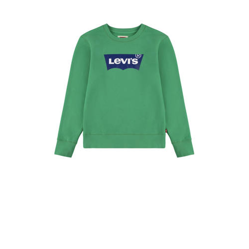 Levi's Kids sweater Batwing met logo frisgroen Logo 