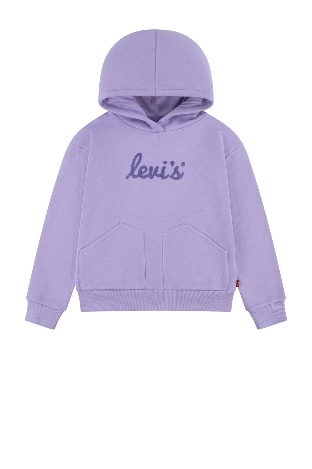 Levi's Kids hoodie Poster met logo lila