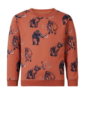 sweater Westchase met all over print bruin
