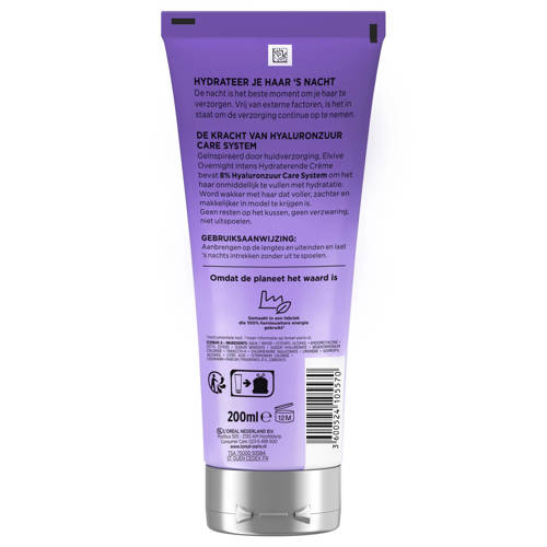 L'Oréal Paris Elvive Hydra Hyaluronic overnight cream 200 ml Haarserum