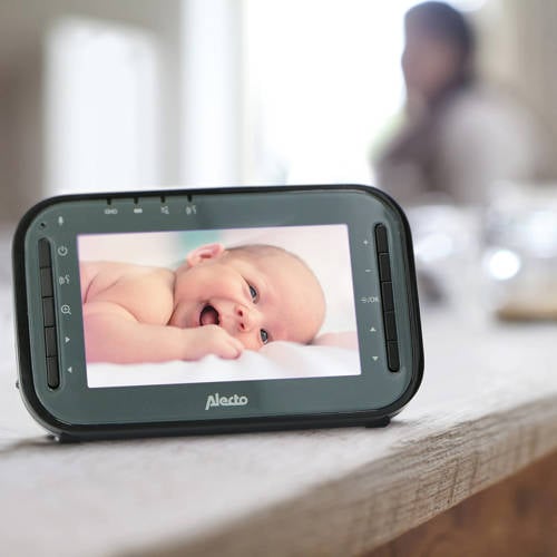 Alecto DVM200MBK Babyfoon met camera en 4.3' kleurenscherm Zwart