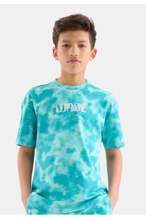 tie-dye T-shirt turquoise