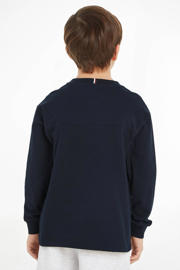 thumbnail: Tommy Hilfiger sweater met printopdruk navy