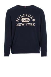 thumbnail: Tommy Hilfiger sweater met printopdruk navy