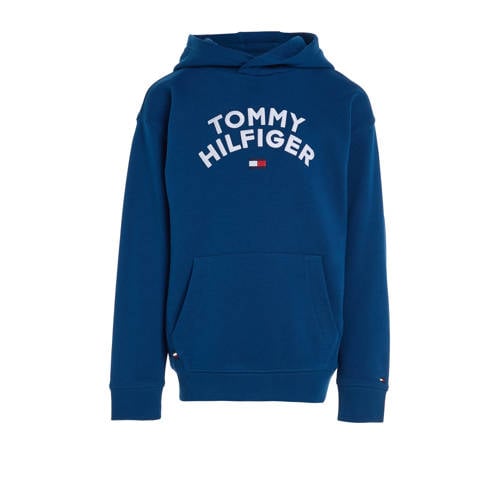 Tommy Hilfiger sweater met logo indigo blauw Logo