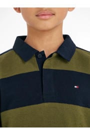 thumbnail: Tommy Hilfiger gestreepte polo RUGBY VARSITY donkerblauw/groen