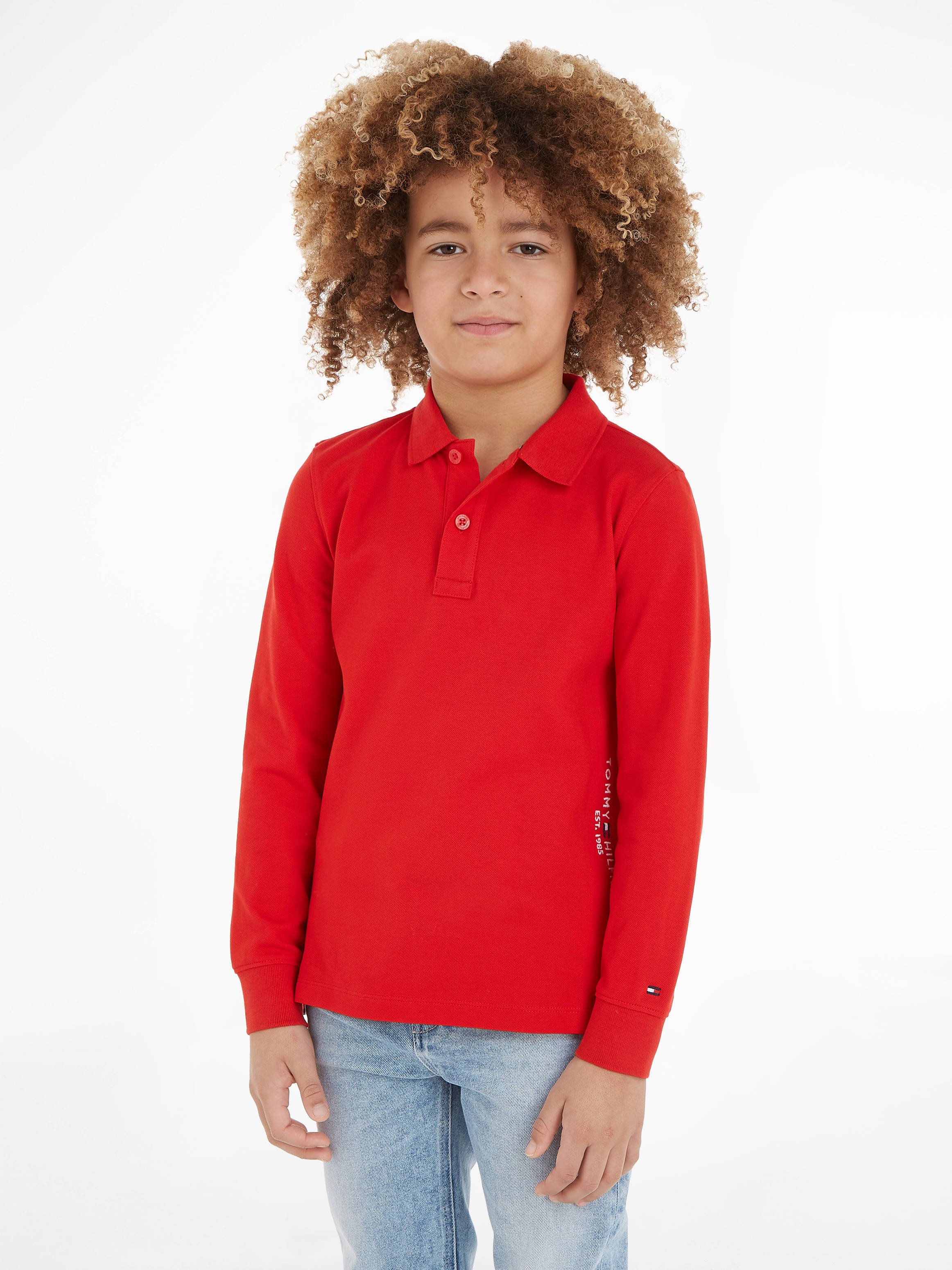 Rode polo s voor kinderen shop online Morgen in huis kleertjes