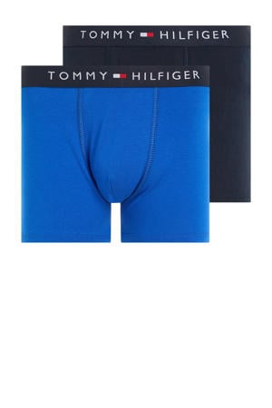   boxershort- set van 2 donkerblauw/blauw