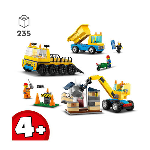 Lego City Kiepwagen bouwtruck en sloopkraan 60391 Bouwset