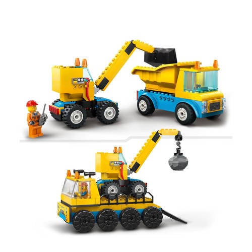 Lego City Kiepwagen bouwtruck en sloopkraan 60391 Bouwset
