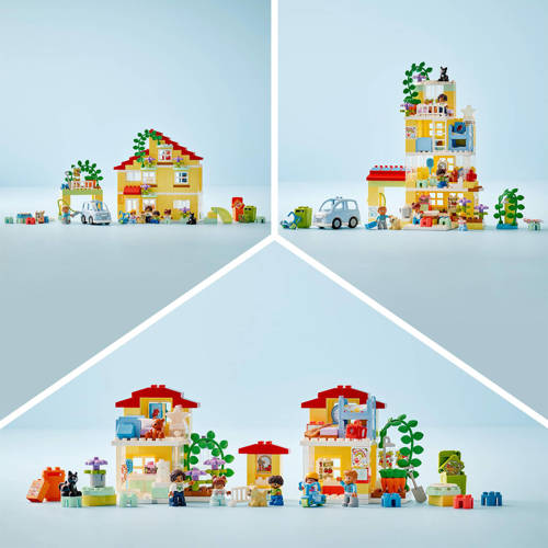 Lego Duplo 3-in-1 Familiehuis 10994 Bouwset | Bouwset van